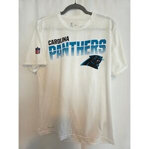 Carolina Panthers Nike Dri-Fit NFL Onfield Apparel Mens T-Shirt Size M White